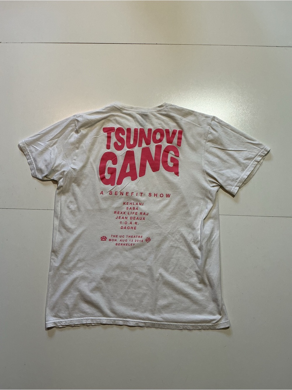 Tsunovi Gang A Benefit Show Kehlani Saba Rexx Life Raj Concert Graphic T-Shirt